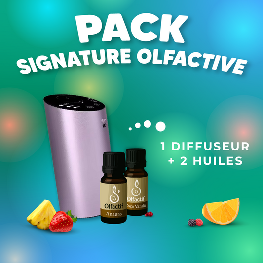 Diffuseur Voiture + 2 Huiles au Choix — Signature Olfactive | Pack Personnalisé